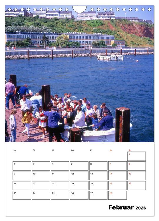 Produktbild: Helgoland, Perle der Nordsee (Wandkalender 2026 DIN A4 hoch), CALVENDO Monatskalender