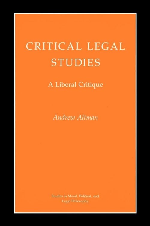 Produktbild: Critical Legal Studies