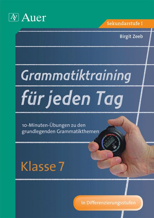 Produktbild: Grammatiktraining f&uuml;r jeden Tag Klasse 7