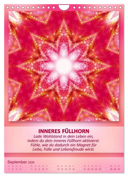 Produktbild: Light Energy Mandalas - Kalender - Vol. 1 (Wandkalender 2026 DIN A4 hoch), CALVENDO Monatskalender
