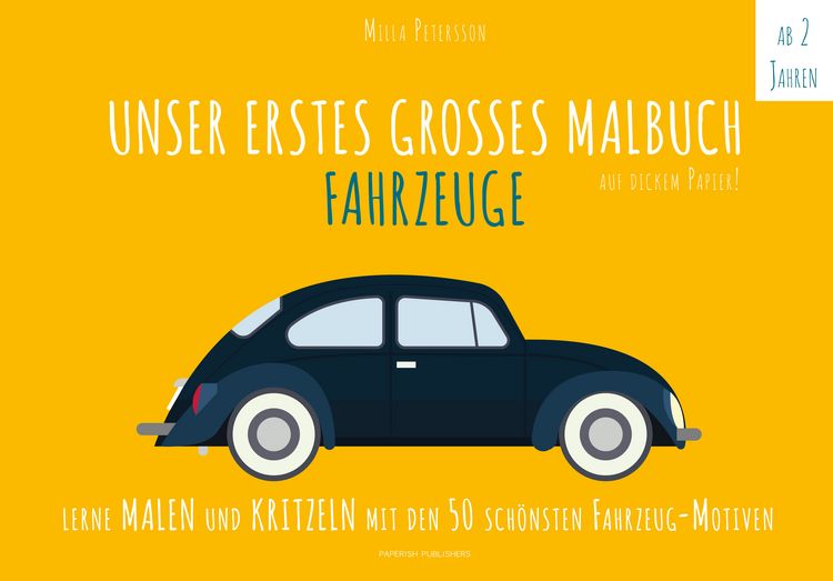 Produktbild: UNSER ERSTES GROSSES MALBUCH - FAHRZEUGE