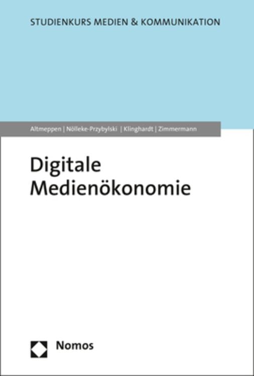 Produktbild: Digitale Medienökonomie