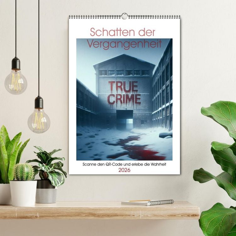 Produktbild: True Crime - Schatten der Vergangenheit (Wandkalender 2026 DIN A2 hoch), CALVENDO Monatskalender