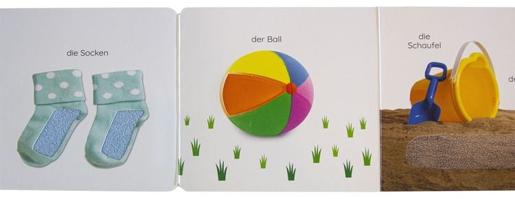 Produktbild: Erstes Lernen F&uuml;hl-Leporello. Erste W&ouml;rter