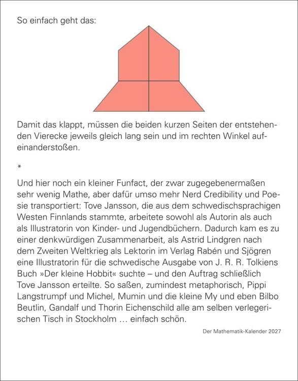 Produktbild: Der Mathematik-Kalender Tagesabrei&szlig;kalender 2027 - Nachts teile ich heimlich durch Null