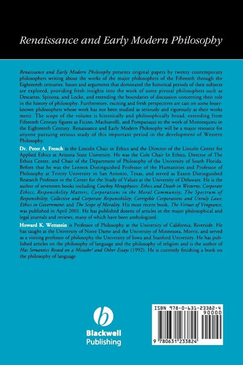 Produktbild: French: Renaissance Early Philosophy V26
