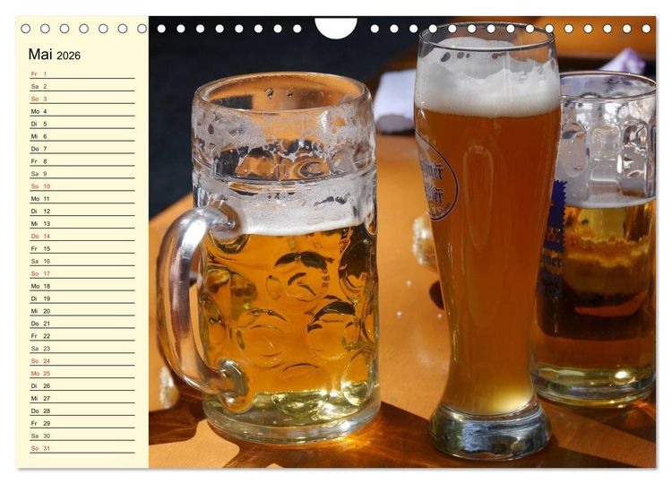 Produktbild: Bier. Die Kunst des Bierbrauens. Impressionen (Wandkalender 2026 DIN A4 quer), CALVENDO Monatskalender