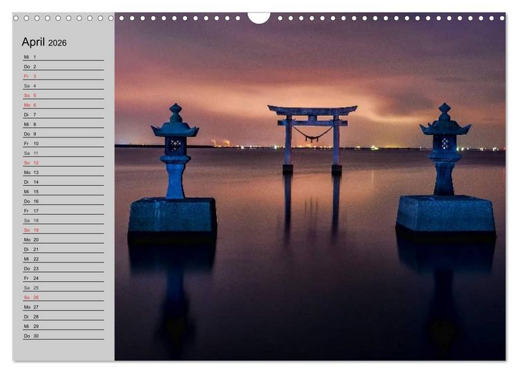 Produktbild: Japan &bull; Impressionen (Wandkalender 2026 DIN A3 quer), CALVENDO Monatskalender
