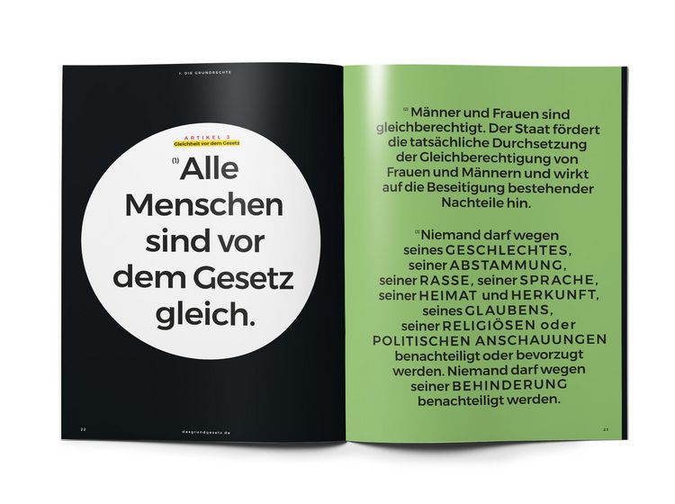 Produktbild: Das Grundgesetz als Magazin