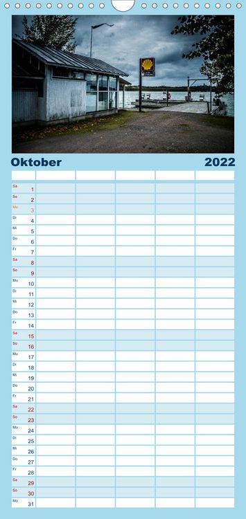Produktbild: Familienplaner S&uuml;dwestk&uuml;ste Finnland (Wandkalender 2022 , 21 cm x 45 cm, hoch)