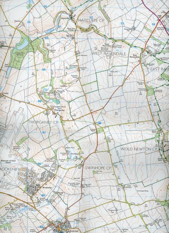 Produktbild: Lincolnshire Wolds North 1 : 25 000