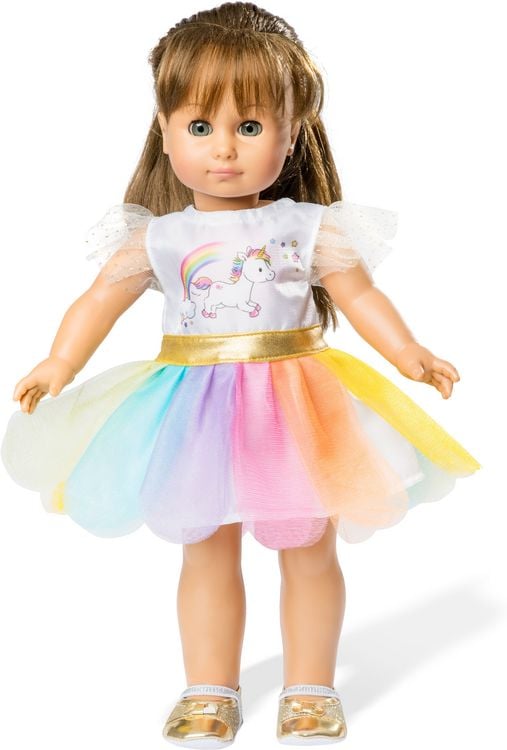 Produktbild: Puppen-Kleid Einhorn Henri, klein, Gr. 28-35 cm