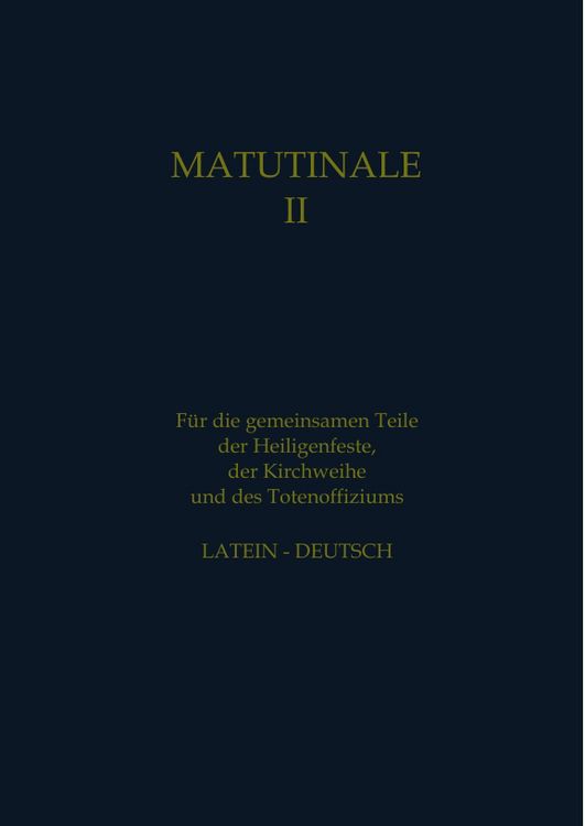 Produktbild: Matutinale II