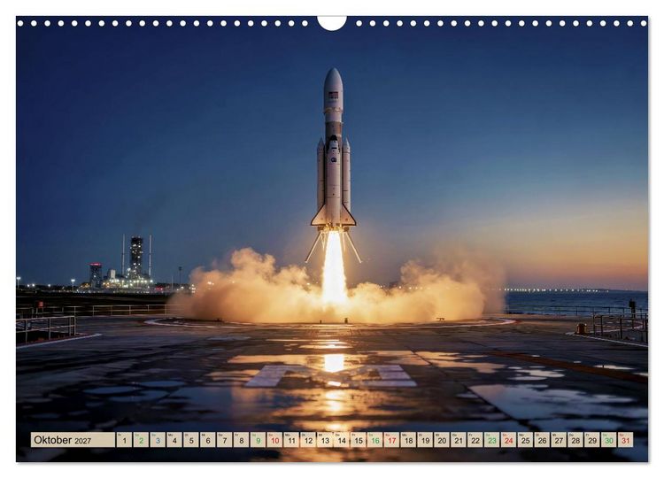 Produktbild: Wettrennen ins All (Wandkalender 2027 DIN A3 quer), CALVENDO Monatskalender
