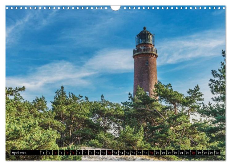 Produktbild: Die Ostseek&uuml;ste in Mecklenburg-Vorpommern (Wandkalender 2026 DIN A3 quer), CALVENDO Monatskalender