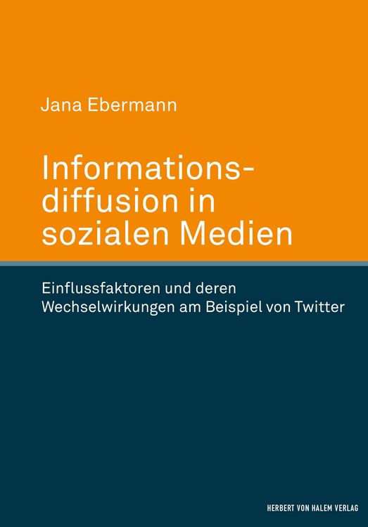 Produktbild: Informationsdiffusion in sozialen Medien