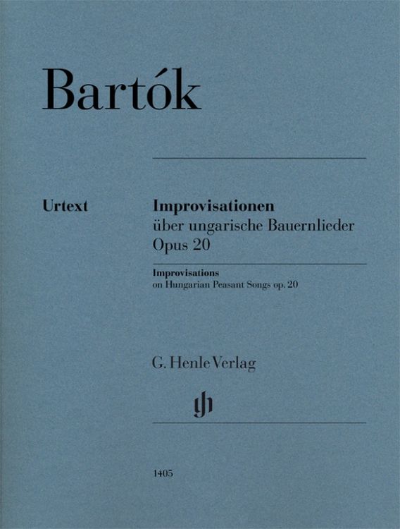 Produktbild: B&eacute;la Bart&oacute;k - Improvisationen &uuml;ber ungarische Bauernlieder op. 20