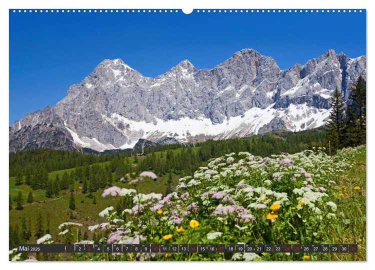 Produktbild: Der Hohe Dachstein (Wandkalender 2026 DIN A2 quer), CALVENDO Monatskalender