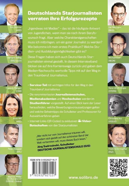 Produktbild: Wege in den Traumberuf Journalismus