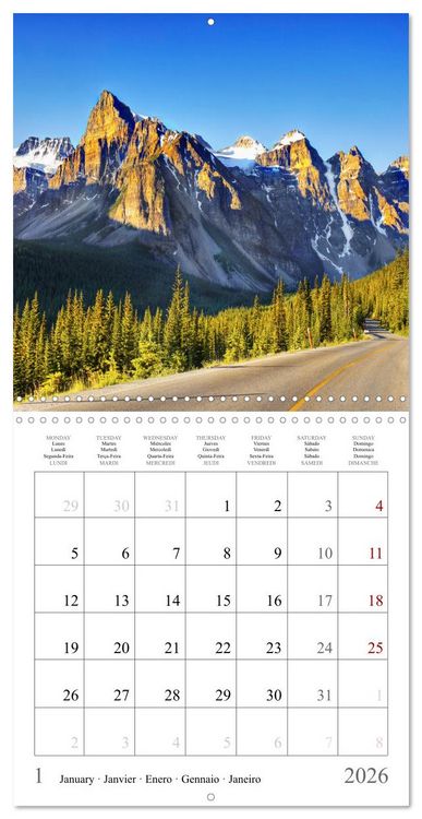 Produktbild: Canada, National Parks Road Trip (Wall Calendar 2026 12 &times; 12 Inch) CALVENDO 12 Month Wall Calendar