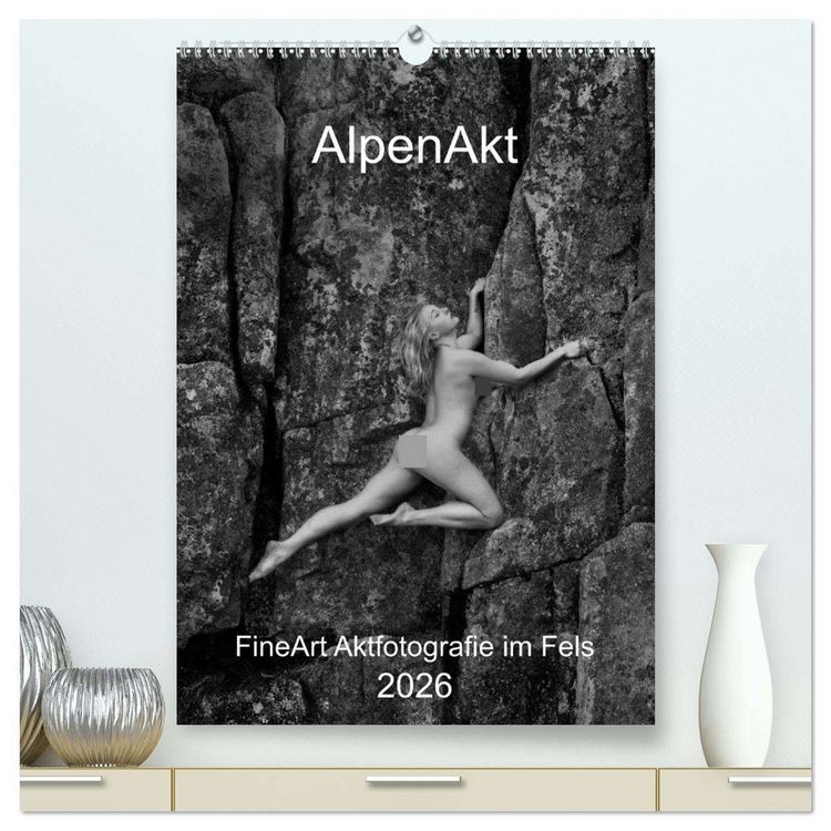 Produktbild: AlpenAkt 2026 (hochwertiger Premium Wandkalender 2026 DIN A2 hoch), Kunstdruck in Hochglanz