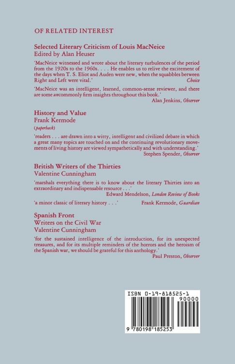 Produktbild: Selected Prose of Louis MacNeice