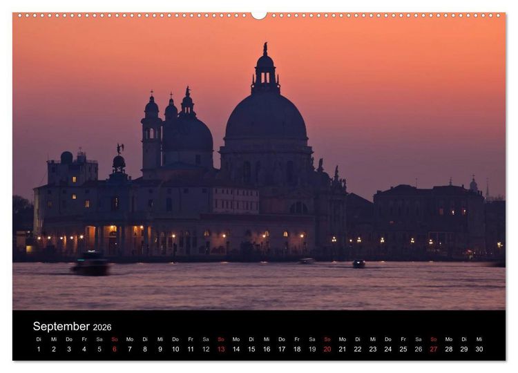 Produktbild: Bella Venezia (hochwertiger Premium Wandkalender 2026 DIN A2 quer), Kunstdruck in Hochglanz