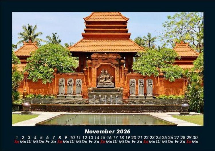 Produktbild: Tempel 2026 Fotokalender DIN A5