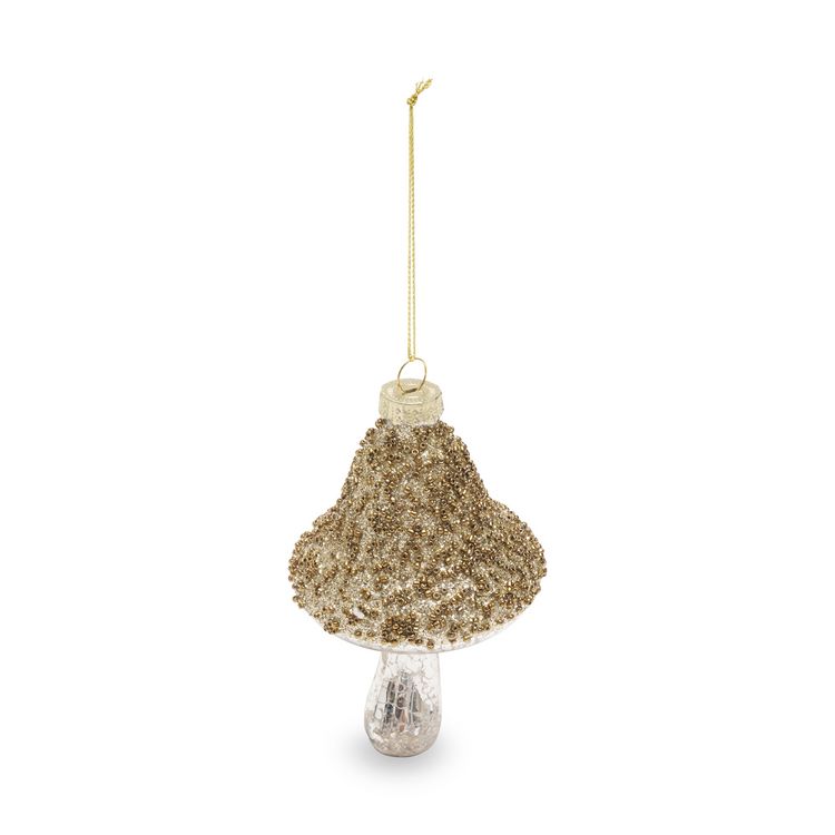 Produktbild: Glasanh&auml;nger "Pilz", gold