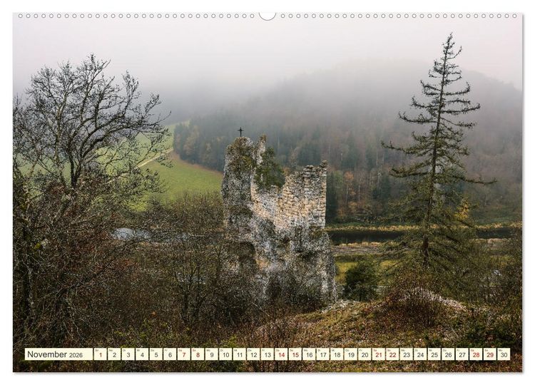 Produktbild: Impressionen aus dem Oberen Donautal (hochwertiger Premium Wandkalender 2026 DIN A2 quer), Kunstdruck in Hochglanz