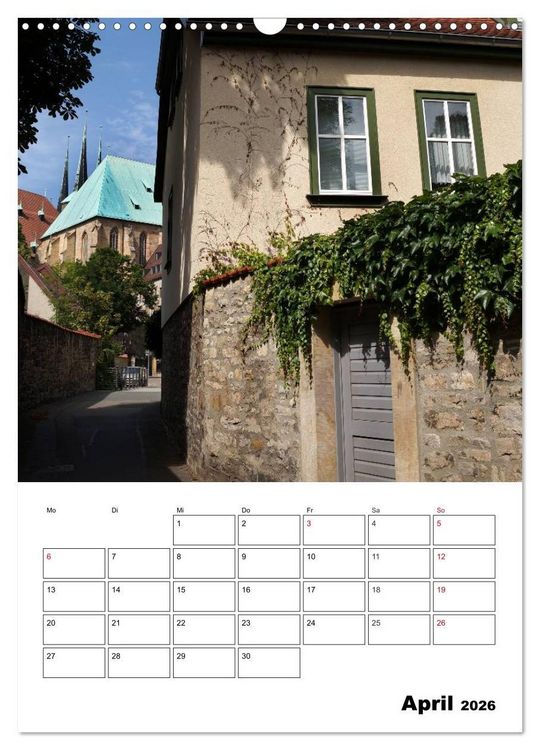 Produktbild: Mein Erfurt (Wandkalender 2026 DIN A3 hoch), CALVENDO Monatskalender
