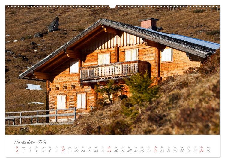 Produktbild: Einladung auf die Salzburger Almh&uuml;tten (hochwertiger Premium Wandkalender 2026 DIN A2 quer), Kunstdruck in Hochglanz