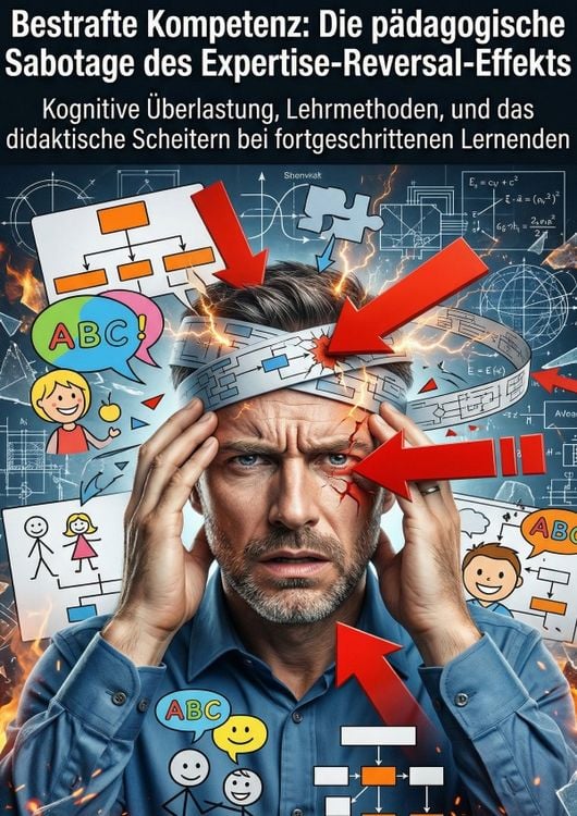 Produktbild: Bestrafte Kompetenz: Die p&auml;dagogische Sabotage des Expertise-Reversal-Effekts