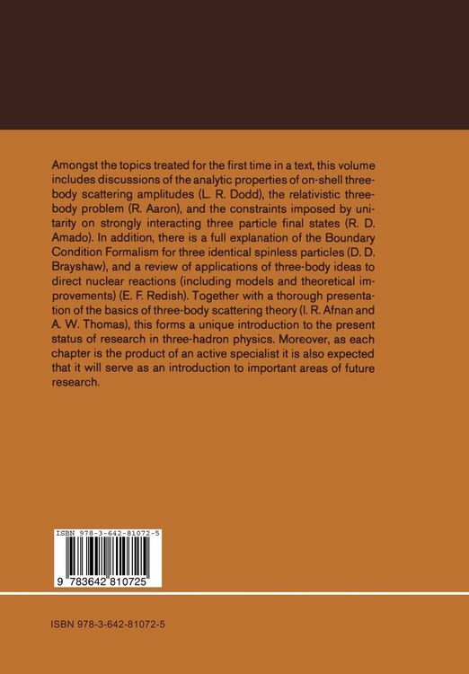 Produktbild: Modern Three-Hadron Physics