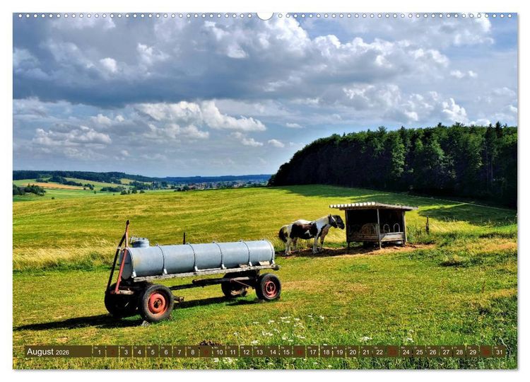 Produktbild: Wiesen W&auml;lder Weiher. Der Naturpark Augsburg-Westliche W&auml;lder (hochwertiger Premium Wandkalender 2026 DIN A2 quer), Kunstdruck in Hochglanz