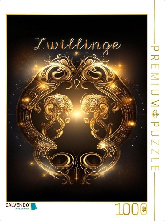 Produktbild: CALVENDO Puzzle Zwillinge 22. Mai - 21. Juni | 1000 Teile Lege-Gr&ouml;&szlig;e 64x48cm Foto-Puzzle f&uuml;r gl&uuml;ckliche Stunden