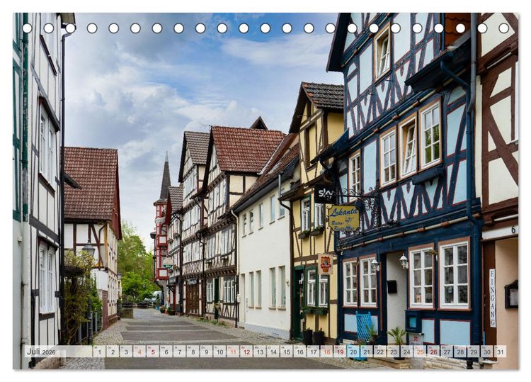 Produktbild: Bad Sooden-Allendorf Impressionen (Tischkalender 2026 DIN A5 quer), CALVENDO Monatskalender