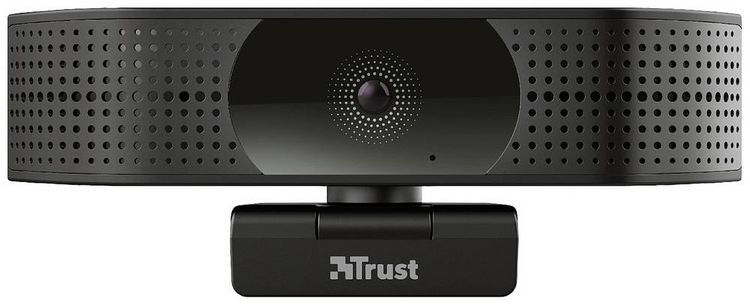 Produktbild: Trust Teza 4K-Webcam 3840 x 2160 Pixel Standfu&szlig;, Klemm-Halterung