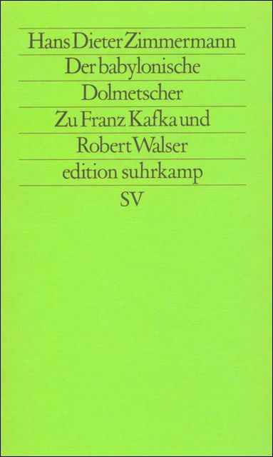 Produktbild: Zimmermann, H: Dolmetscher