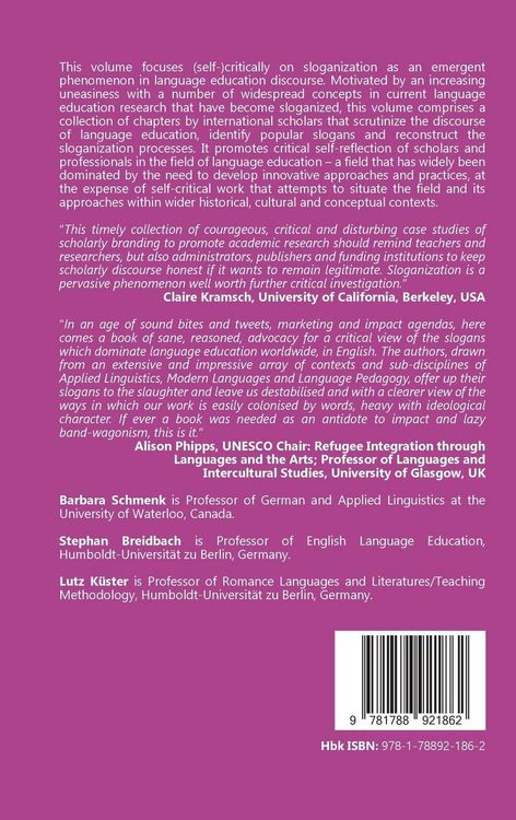 Produktbild: Sloganization in Language Education Discourse