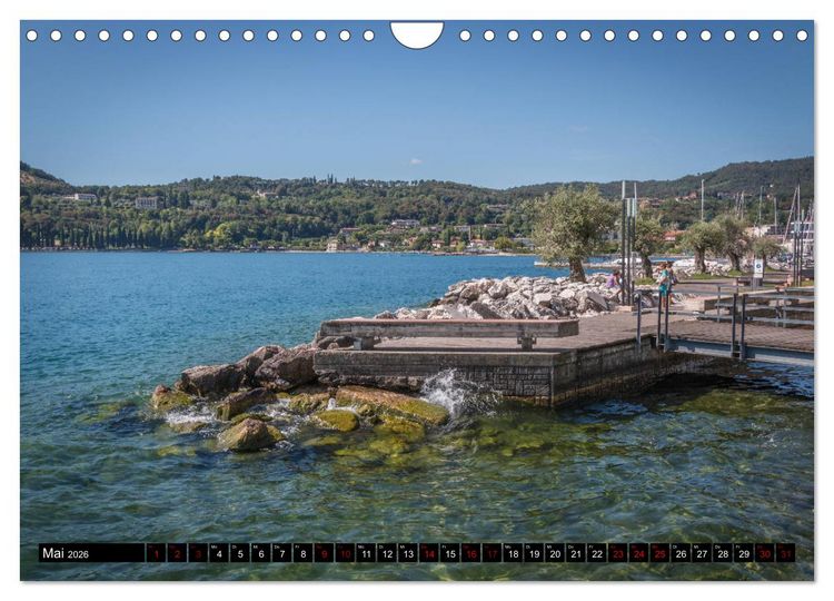 Produktbild: Gardasee - Impressionen aus der Lombardei (Wandkalender 2026 DIN A4 quer), CALVENDO Monatskalender