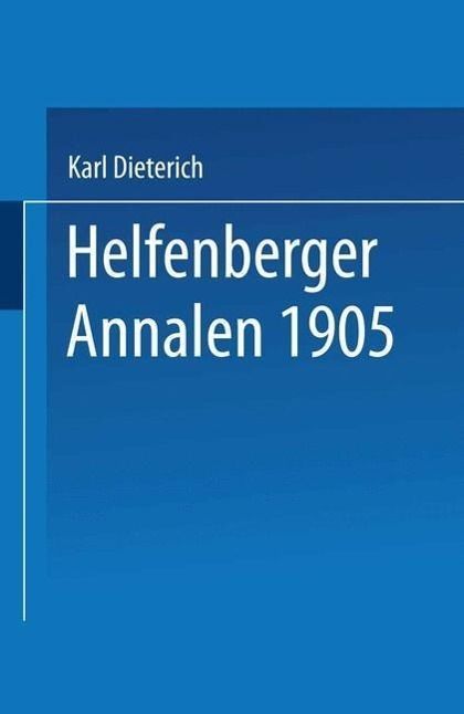 Produktbild: Helfenberger Annalen 1905