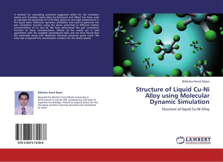 Produktbild: Structure of Liquid Cu-Ni Alloy using Molecular Dynamic Simulation