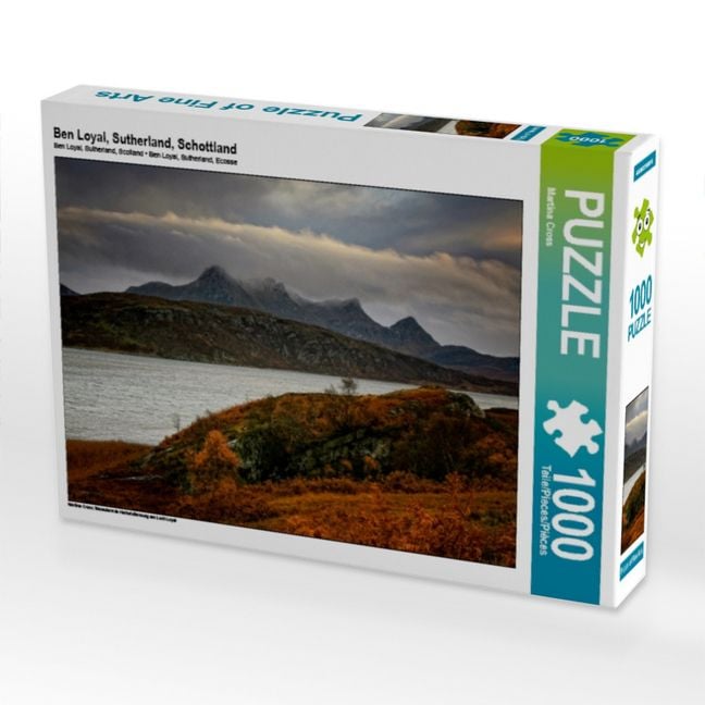 Produktbild: CALVENDO Puzzle Ben Loyal, Sutherland, Schottland | 1000 Teile Lege-Gr&ouml;&szlig;e 64x48cm Foto-Puzzle f&uuml;r gl&uuml;ckliche Stunden