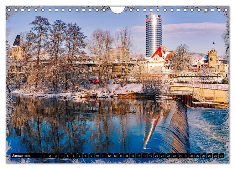 Produktbild: Jena attraktiv (Wandkalender 2026 DIN A4 quer), CALVENDO Monatskalender