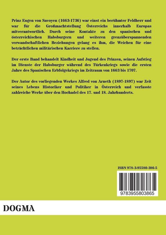 Produktbild: Prinz Eugen von Savoyen