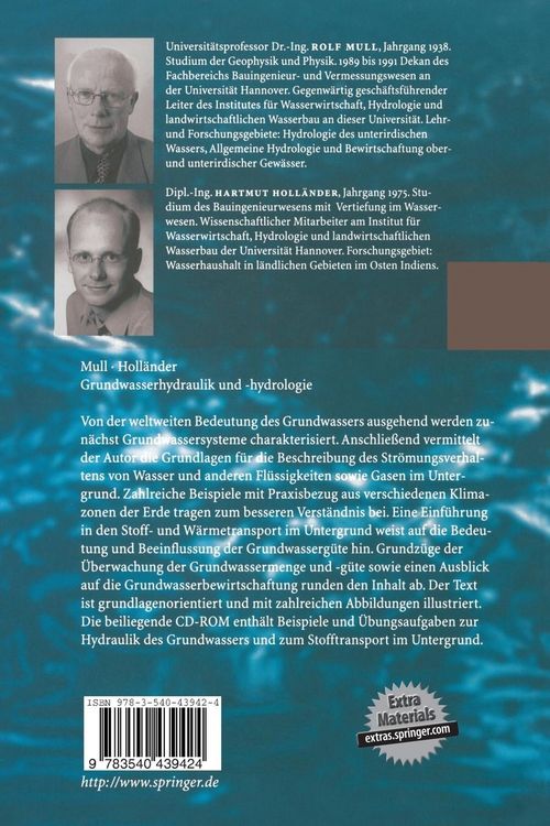 Produktbild: Grundwasserhydraulik und -hydrologie