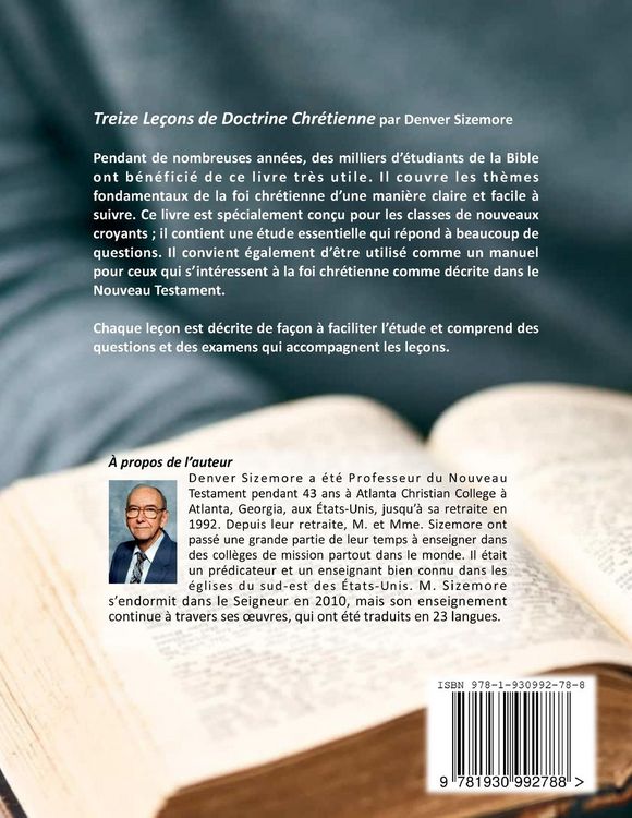 Produktbild: Treize Le&ccedil;ons en Doctrine Chr&eacute;tienne