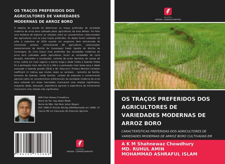 Produktbild: Os Tra&ccedil;os Preferidos Dos Agricultores De Variedades Modernas De Arroz Boro