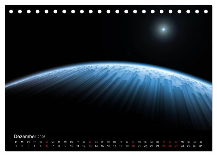 Produktbild: Ferne Welten (Tischkalender 2026 DIN A5 quer), CALVENDO Monatskalender